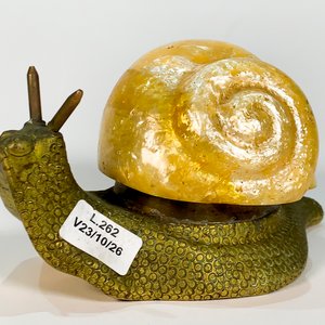 Caracol Decorativo en Bronce y Pasta - imagen 2