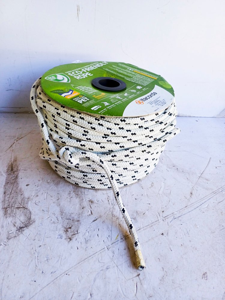 Rollo de Cuerda Náutica Itacordá Blanca y Negra