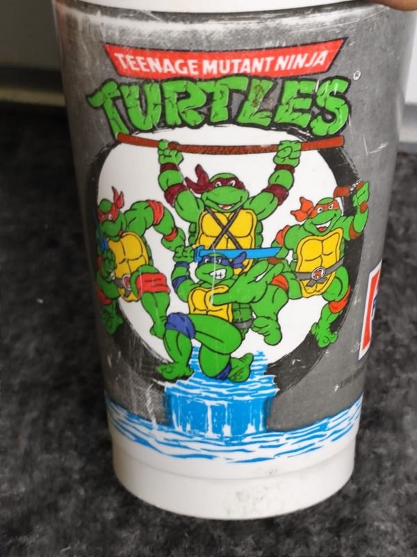 Vaso Coleccionable Tortugas Ninja Pepsi Años 90