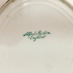 Cuatro Fuentes Ovales de Porcelana Inglesa Alfred Meakin con Borde Floral - imagen 5