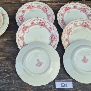 Lote de 6 Platos de Loza Inglesa: 4 "Rural England" de Glasgow y 2 "Johnson Bros" - imagen 4