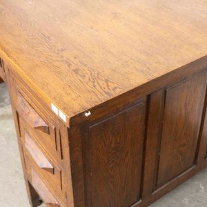 Escritorio de Roble con Siete Cajones y Dos Tablas - imagen 2