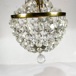 Aplique de Techo Bronce y Cristal con Caireles - imagen 2