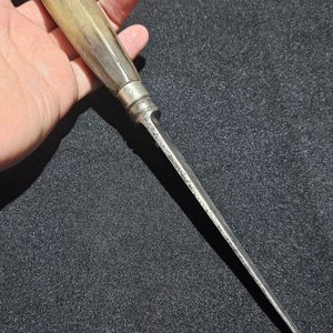 Cuchillo Antiguo Armería Nacional Hoja 14cm Cabo Original - imagen 4