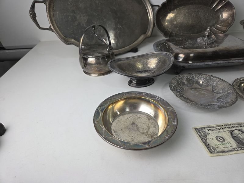 Accesorios de mesa y decoración en plata y metal - imagen 8