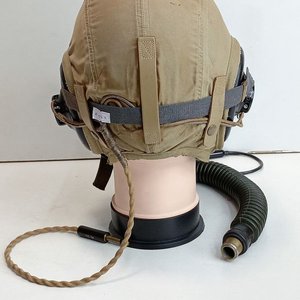 Casco de Piloto Americano WWII AN-H-15 con Auriculares ANB-H-1, Antiparras Polaroid y Mascarilla A-14 - imagen 3