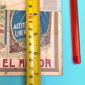 Antigua Libreta de Apuntes Publicidad Aceite Libertad 1937+ - imagen 5
