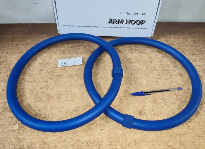 Conjunto de dos aros azules nuevos en caja - imagen 2