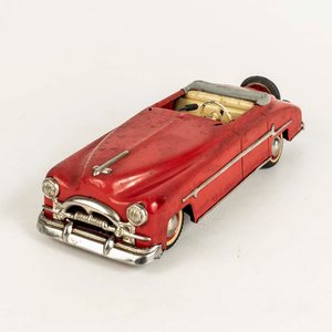 Auto de chapa a cuerda marca Distler made in Germany U.S. zone - Medidas: 26cm - imagen 1