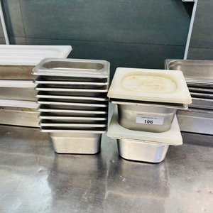 Lote anterior: Lote de 22 Cubas Gastronómicas de Acero Inoxidable con Tapas