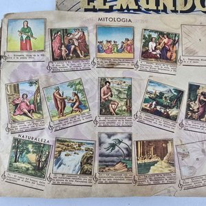 4 Álbumes Antiguos de Figuritas Década 1960 - Música, Mitología, Alemania y Más - imagen 2