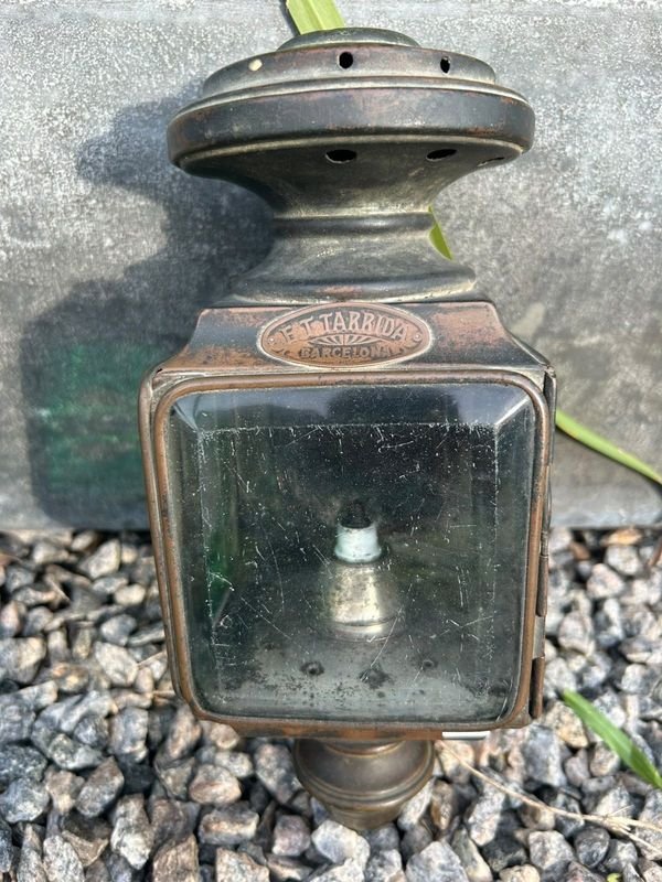 Farol Antiguo Tarrida Barcelona Principios de 1900