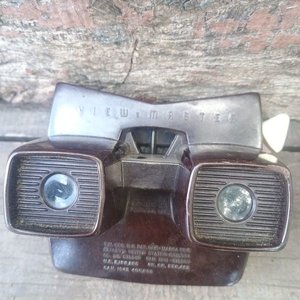 Visor Estereoscópico View-Master Sawyer's Marrón Baquelita Vintage - imagen 2