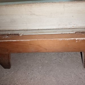 Cama Repisa Antigua de Madera - imagen 7