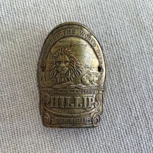 Insignia Phillips "Crowned the World Over" con León Dorado para Cuadro de Bicicleta - imagen 3