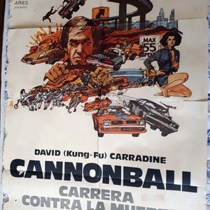 Lote siguiente: Poster Original "Cannonball - Carrera Contra la Muerte" (1976) - David Carradine