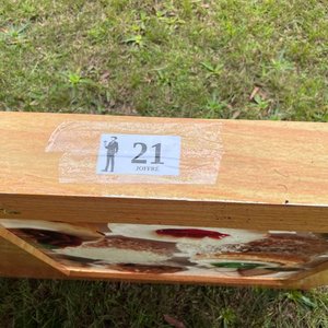 Gran Cartel Luminoso de Madera y Vidrio con Instalación Eléctrica - imagen 2