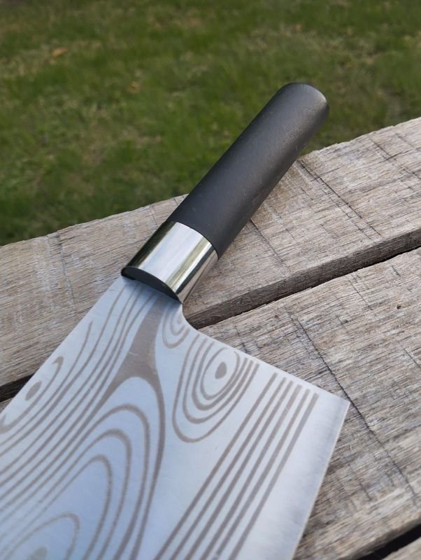 Cuchillo de cocina con hoja de 17 cm, excelente condición - imagen 3