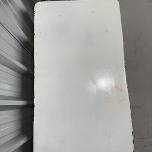 Juego de 2 Mesas Rectangulares Blancas Desmontables - imagen 5