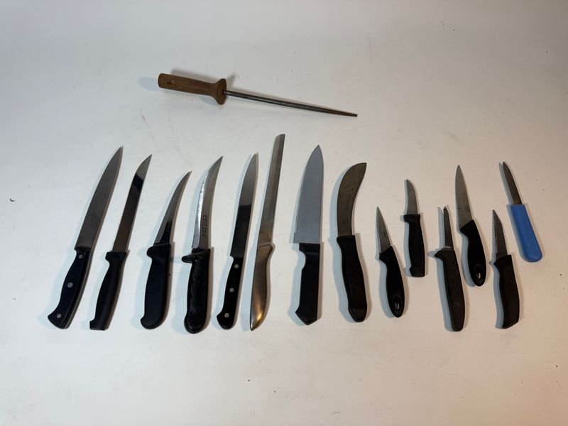 Lote de Cuchillos de Cocina y Fileteado