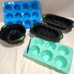 Lote de 5 Moldes de Silicona para Repostería Surtidos - imagen 2