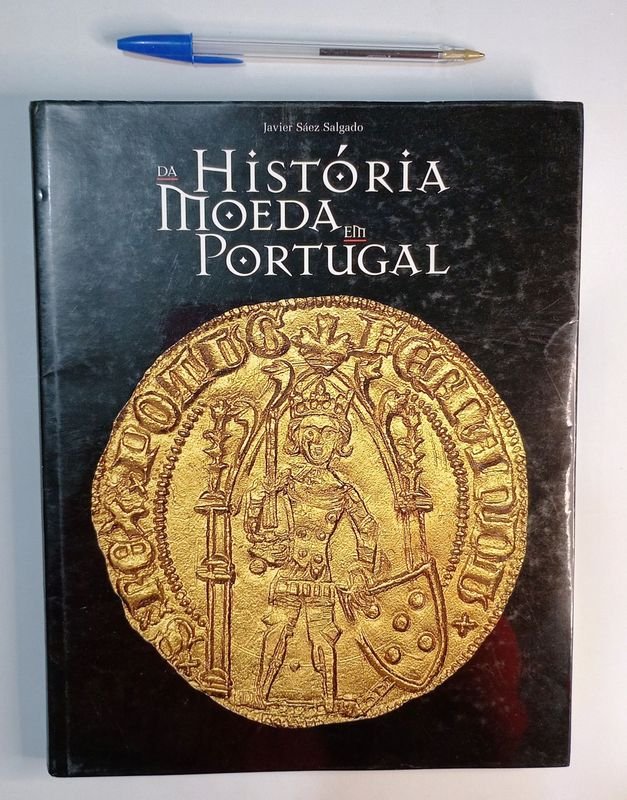 Livro História da Moeda em Portugal, capa dura, em português