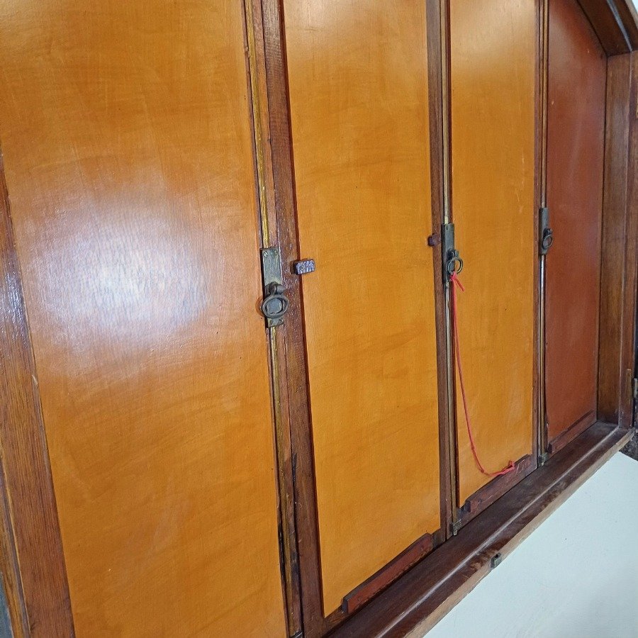 Ventana arco carpanel con dos hojas batientes y cuatro celosías - imagen 6