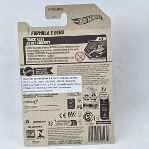 Hot Wheels Fórmula E Gen3 Negro y Naranja - imagen 3