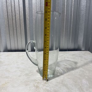 Lote de 4 piezas de vidrio y cristal: jarra, pastelera, florero y caramelera - imagen 19