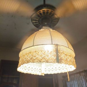 Ventilador de Techo con Lámpara Colgante Funcional - imagen 1
