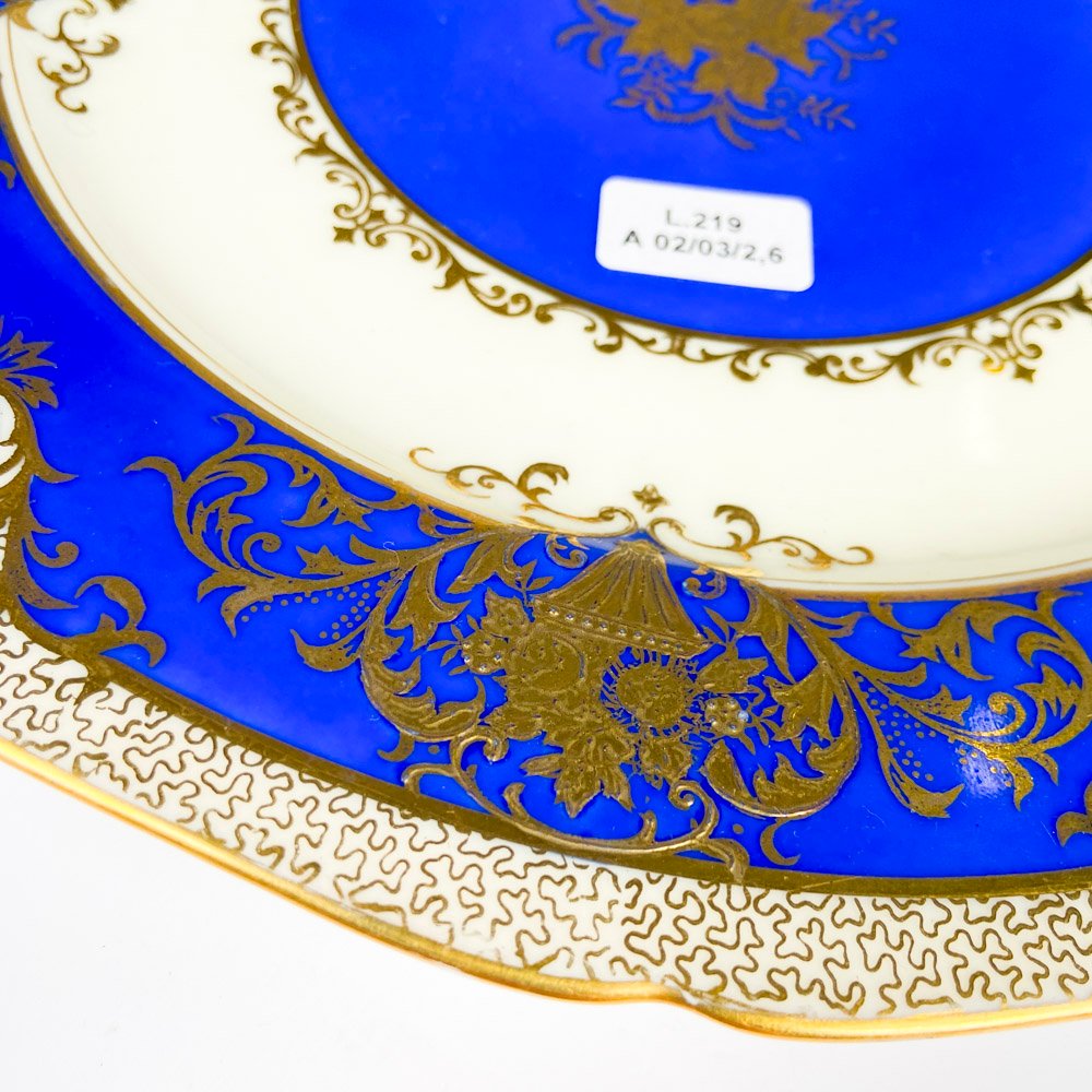 Plato de porcelana Noritake decorado - imagen 4