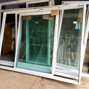 Una puerta ventanal aluminio color blanco dos hojas corredizas vidrio dvh 205 x 278 cm - imagen 2