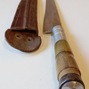 Cuchillo Brasileño Cascavel con Hoja de Acero y Cabo de Guampa con Vaina de Cuero - imagen 4