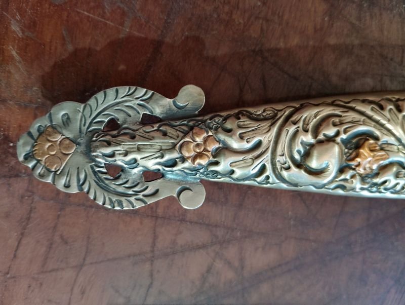 Cuchillo ALIMAR Tandil Alpaca y Oro - imagen 3