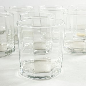 Juego de 12 Vasos Hialinos Facetados para Whisky - imagen 4
