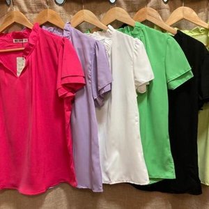 Lote de Blusas y Remeras de Dama Variadas - imagen 2