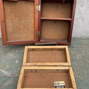 Caja de Herramientas Antigua de Madera - imagen 2