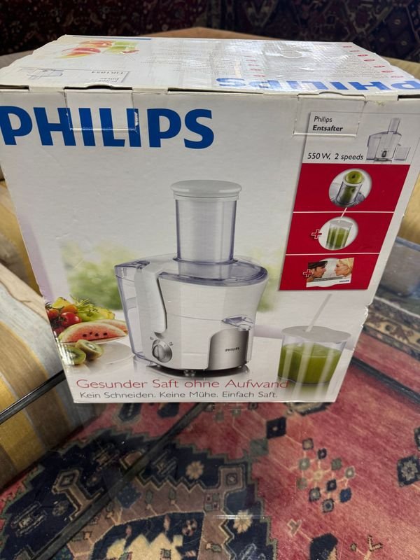 Lote anterior: Juguera Philips en su caja original con manuales
