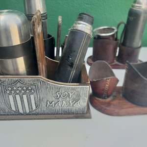 Juego de Materas y Termos de Cuero - imagen 2