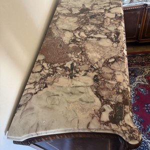 Armario Organizador Antiguo con Tapa de Mármol y Herrajes Ornamentales - imagen 14
