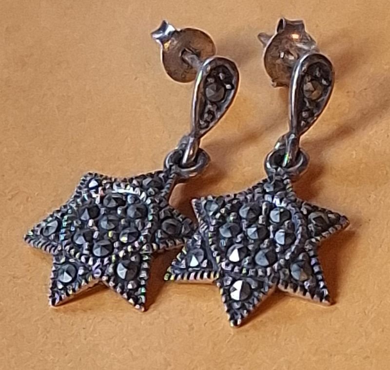 Estrellas de plata re lindas para decoración - imagen 2