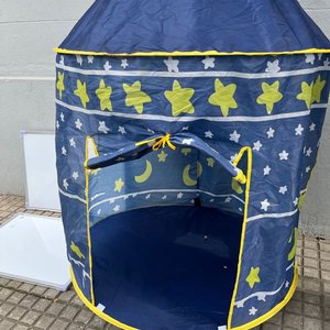 Carpa Infantil Azul Estrellada y 2 Pizarras Blancas - imagen 2