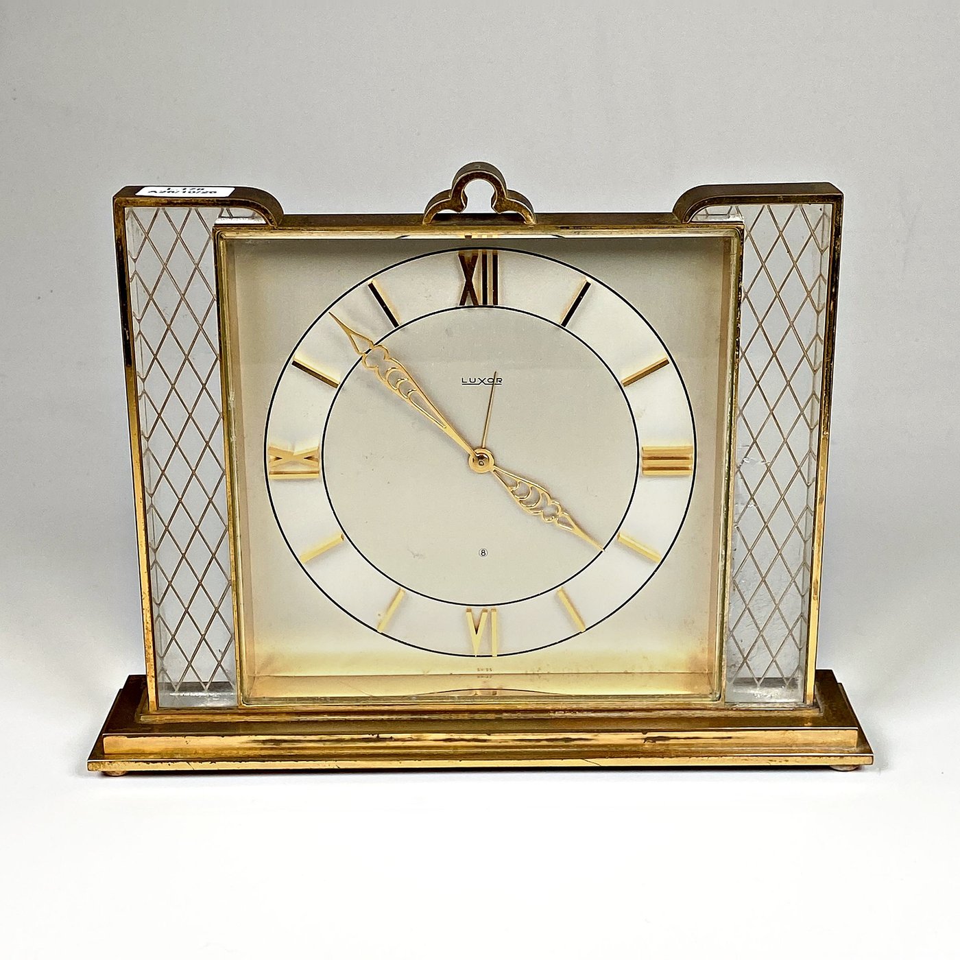 Reloj de Sobremesa Luxor Suizo Bronce Art Decó 8 Días