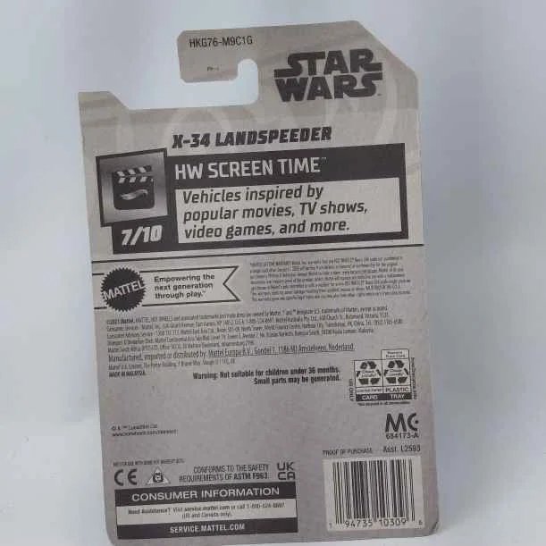 Juguetes Star Wars Hot Wheels X-34 Landspeeder - imagen 3