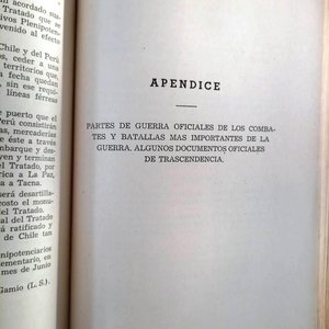 Lote de 3 Libros Históricos: Guerra del Pacífico y Provincia de La Rioja (1946) - imagen 6