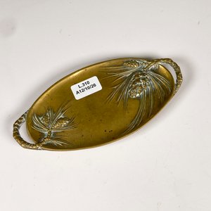 Despojador Art Nouveau de Bronce Firmado A. Dahi - imagen 2