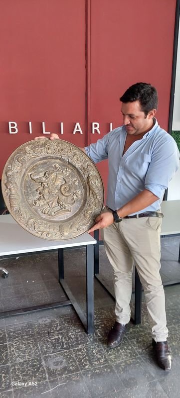 Plato de cobre decorativo - imagen 4