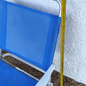 Silla Plegable Master Plus Aluminio Mor Azul con Apoyabrazos - imagen 9