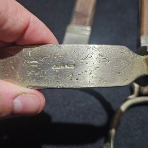 Estriberas Broqua Scholberg de Plata con Pasaporte y Grabados - imagen 3