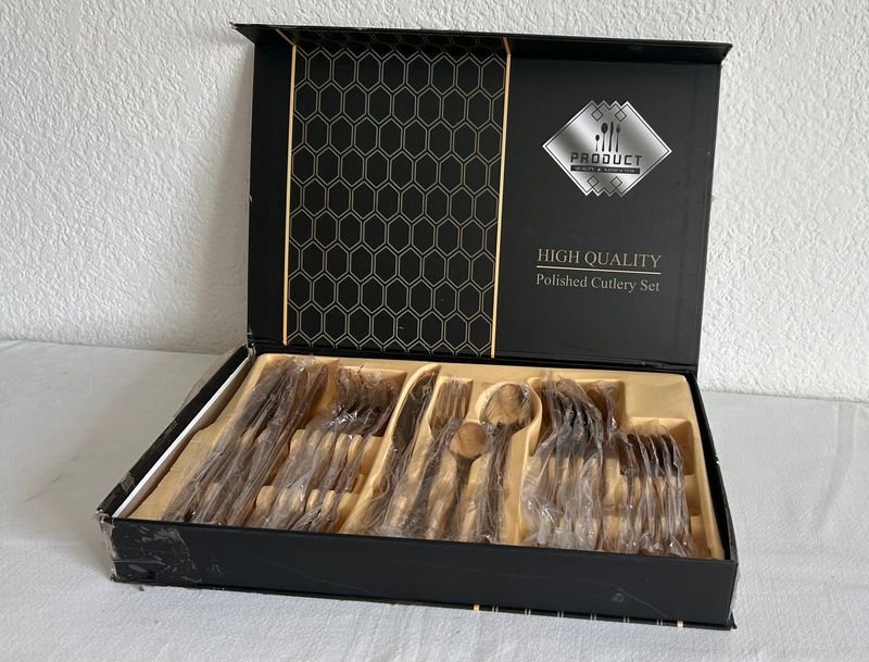 Juego de cubiertos en acero inoxidable de alta calidad - imagen 3